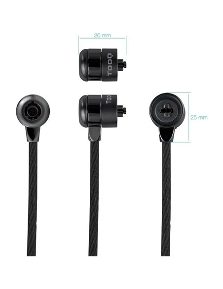 CABLE SEGURIDAD TOOQ PORTATIL CON LLAVE 1.5M