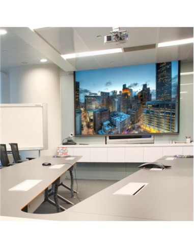 PANTALLA PRESENTACION PARED ELECTRICA 240x240 cm
