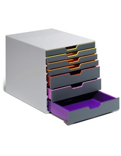 BANDEJA PORTADOCUMENTOS 7 CAJONES MULTICOLOR 2