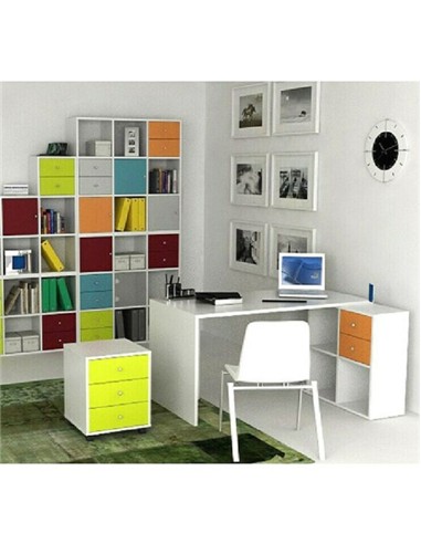 MESA CON ESTANTERIA 140x69x72,4