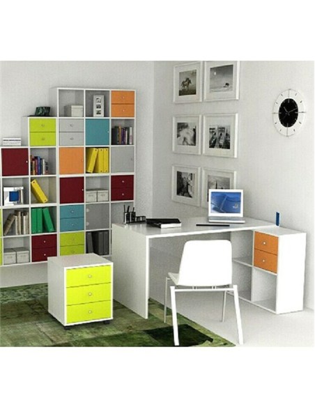 MESA CON ESTANTERIA 140x69x72,4