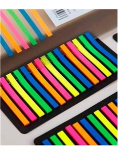 NOTAS ADHESIVAS SEÑALADORAS TRANSP. 300 unid.