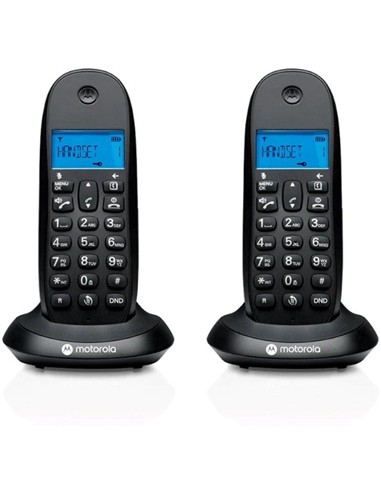 TELEFONO MOTOROLA C1002 CB+ DECT  WIRELESS BLACK (