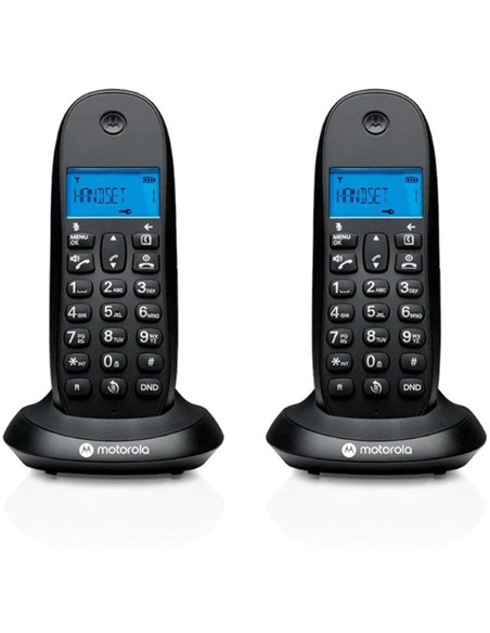 TELEFONO MOTOROLA C1002 CB+ DECT  WIRELESS BLACK (