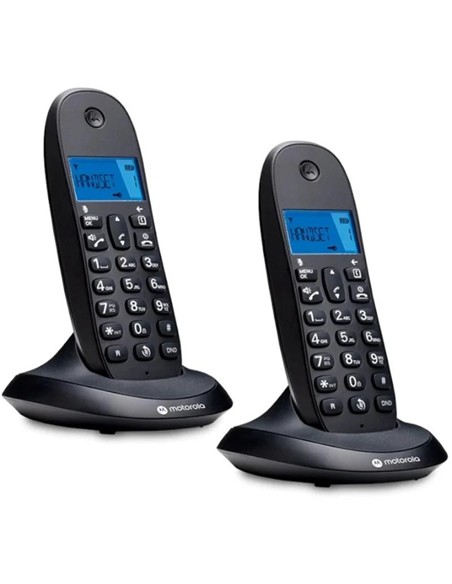 TELEFONO MOTOROLA C1002 CB+ DECT  WIRELESS BLACK (