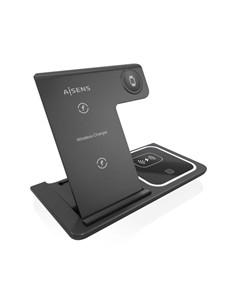 BASE CARGADOR AISENS SMARTPHONE/APPLE WATCH/AURICU