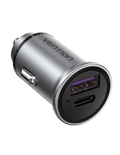 CARGADOR COCHE SMARTPHONE VENTION 30W USB-A USB-C