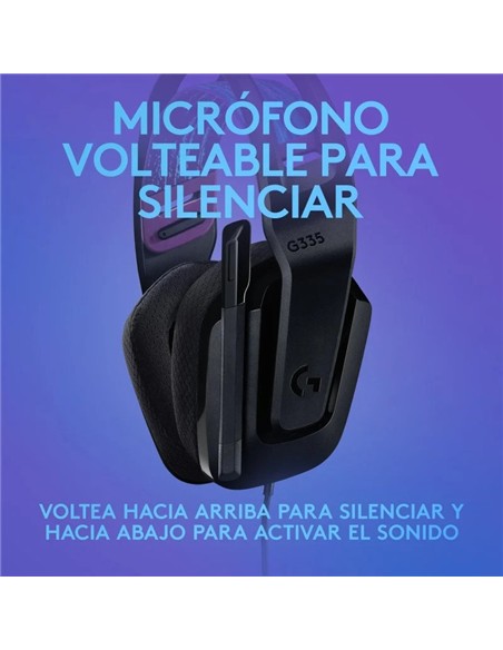 AURICULARES + MICROFONO LOGITECH GAMING G335 JACK