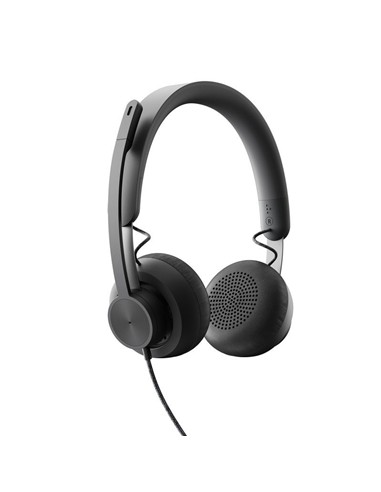 AURICULARES + MICROFONO LOGITECH ZONE WIRED USB-C