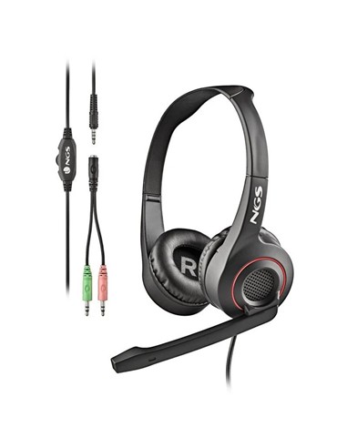 AURICULARES + MICROFONO NGS MSX10PRO JACK 3.5MM BL