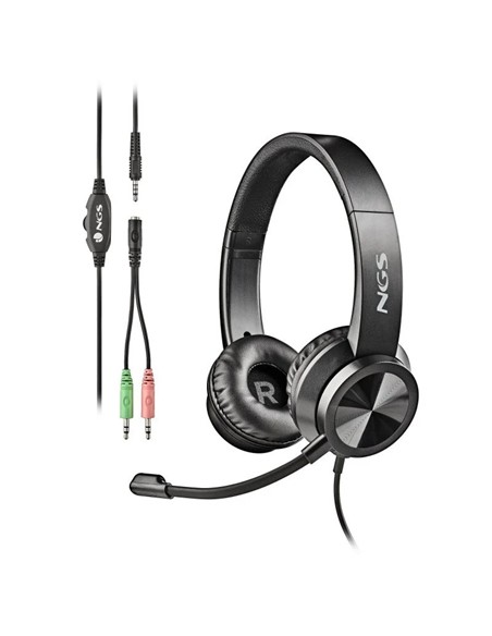 AURICULARES + MICROFONO NGS MSX11PRO JACK 3.5MM BL