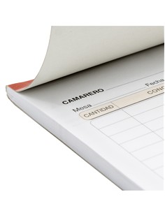 TALONARIO CAMAREROS COMANDAS 2 HOJAS LOAN 2