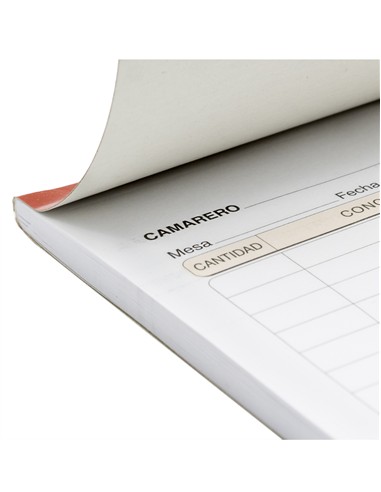 TALONARIO CAMAREROS COMANDAS 2 HOJAS LOAN