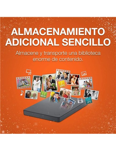 DISCO DURO EXTERNO SEAGATE 1TB 2,5 USB 3.0