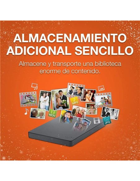 DISCO DURO EXTERNO SEAGATE 1TB 2,5 USB 3.0