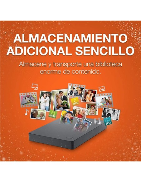 DISCO DURO EXTERNO SEAGATE 4TB 2,5 USB 3.0