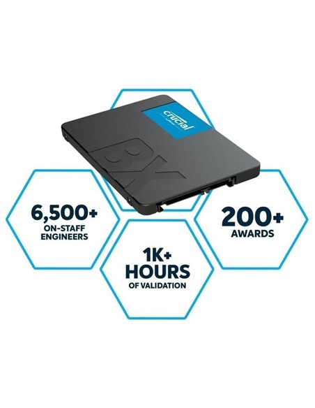 DISCO DURO SSD CRUCIAL 500GB BX500 2.5 SATA