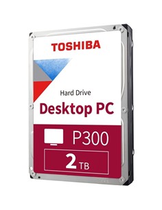 DISCO DURO TOSHIBA 2TB P300 3,5 64MB SATA 2