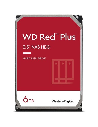 DISCO DURO WESTERN DIGITAL 6TB 3,5 RED PLUS NAS SA