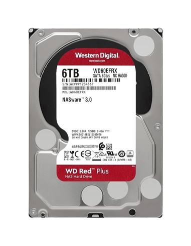 DISCO DURO WESTERN DIGITAL 6TB 3,5 RED PLUS NAS SA