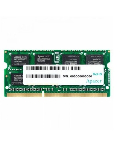 MEMORIA SODIMM 8GB APACER DDR3 1333MHZ - 1600MHZ 1