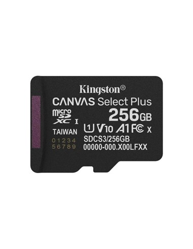 MEMORIA MICRO SD 256GB KINGSTON XC C10 100MB/S + A