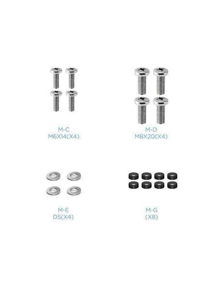 ADAPTADOR MONITOR VESA TOOQ 50x50 - 200x200 HASTA