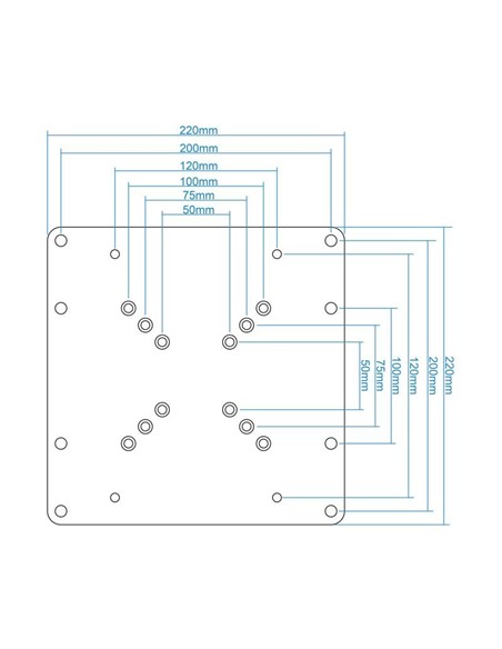 ADAPTADOR MONITOR VESA TOOQ 50x50 - 200x200 HASTA