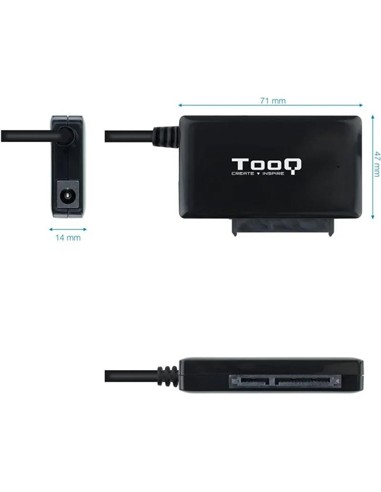 ADAPTADOR USB 3.0 USB-A TOOQ DISCO DURO SATA 2.5/3
