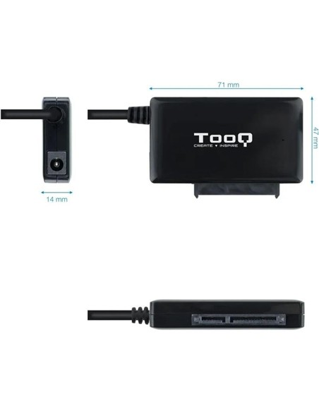 ADAPTADOR USB 3.0 USB-A TOOQ DISCO DURO SATA 2.5/3