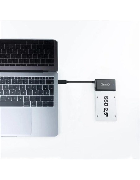 ADAPTADOR USB 3.0 USB-C TOOQ DISCO DURO SATA 2.5/3