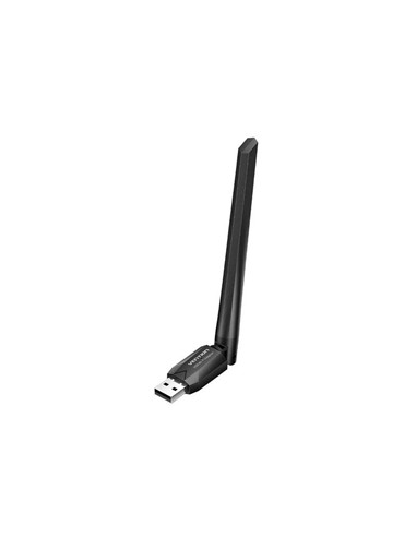 ADAPTADOR VENTION USB WIFI AC650 DUAL BAND BLACK