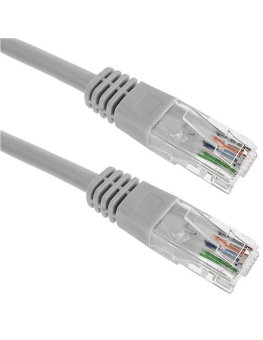 CABLE DE RED CAT.5E UTP FLEX 0.25M GREY