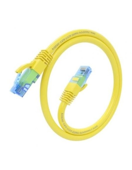 CABLE DE RED CAT.6 UTP 0.30M AISENS YELLOW
