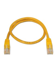 CABLE DE RED CAT.6 UTP 0.5M AISENS YELLOW 2