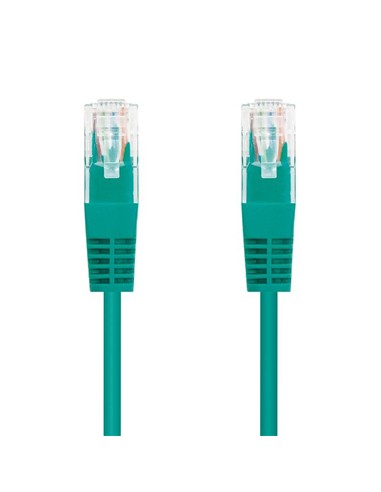 CABLE DE RED CAT.6 UTP 0.5M NANOCABLE GREEN