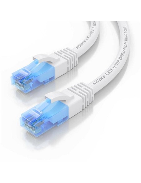 CABLE DE RED CAT.6 UTP 0.75M AISENS WHITE