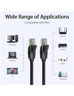 CABLE DE RED CAT.6 UTP 1.5M VENTION BLACK 2