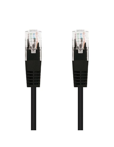 CABLE DE RED CAT.6 UTP 1M NANOCABLE BLACK