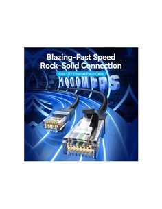 CABLE DE RED CAT.6 UTP 25M VENTION BLACK 2