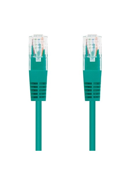 CABLE DE RED CAT.6 UTP FLEX 2M NANOCABLE GREEN