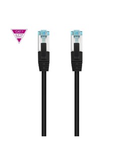 CABLE DE RED CAT.7 S/FTP 0.5M NANOCABLE BLACK