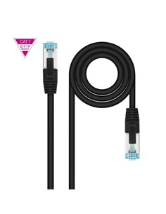 CABLE DE RED CAT.7 S/FTP 0.5M NANOCABLE BLACK 2