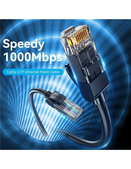 CABLE DE RED CAT6 UTP 30M VENTION BLACK