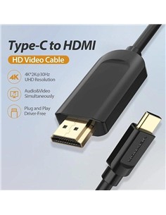 CABLE CONVERSOR HDMI 1.4 4K VENTION USB-C/M - HDMI 2