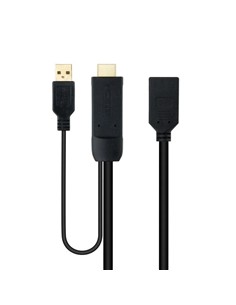 CABLE CONVERSOR NANOCABLE HDMI A DISPLAYPORT 20CM 2