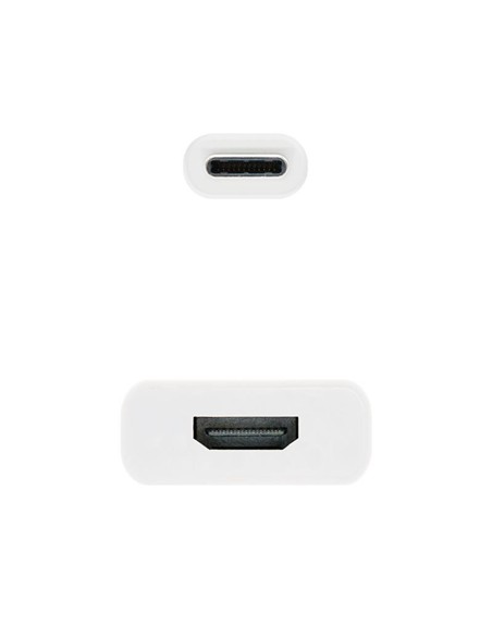 CABLE CONVERSOR NANOCABLE THUNDERBOLT USB-C C A HD