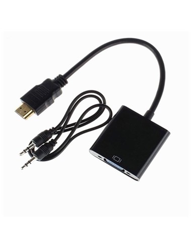 CABLE CONVERSOR ONEWAY HDMI A SVGA + AUDIO 3.5MM B