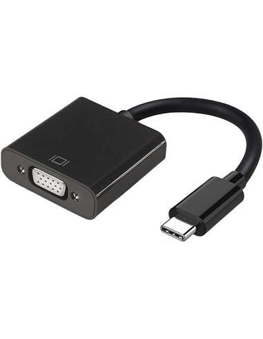CABLE CONVERSOR USB-C M A VGA-H  BLACK