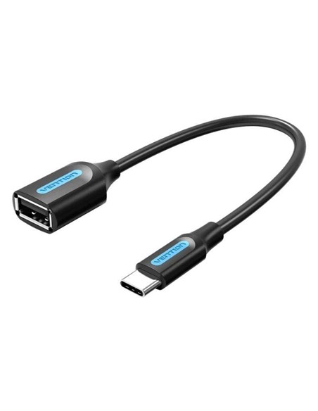CABLE CONVERSOR VENTION USB-C/M - USB-A/H 15CM BLA